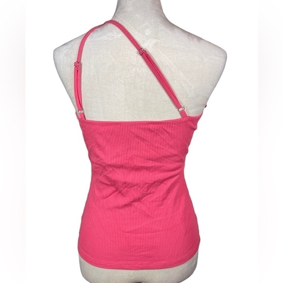 BCBGMaxazria One Shoulder Cutout Knit Top - Picture 4 of 5